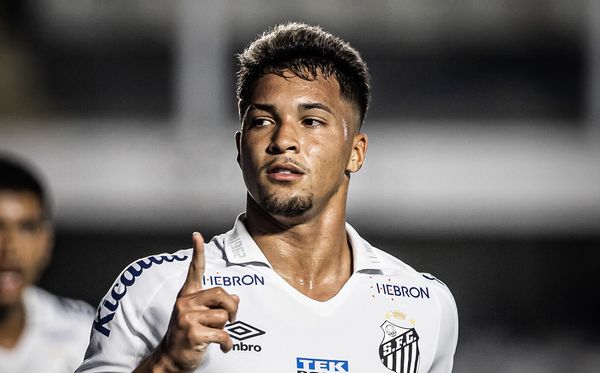 Marcos Leonardo tem sete gols com a camisa do Santos em 2023