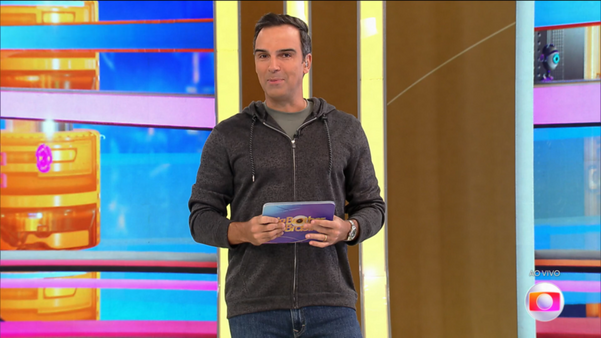 Tadeu Schmidt explica sobre dinâmica da final por TV Globo