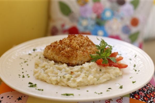 Filé de pescada com risoto de queijo coalho por Marina Silva/ Correio