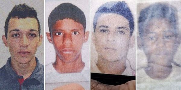 os motoristas de aplicativo Alisson Silva Damasceno dos Santos, Daniel Santos da Silva, Genivaldo da Silva Félix e Sávio da Silva Dias