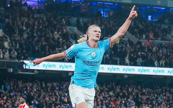 Haaland marcou um gol e deu duas assistências