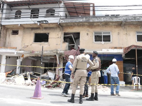 Local da explosão ficou todo destruído por Ana Lucia Albuquerque/CORREIO