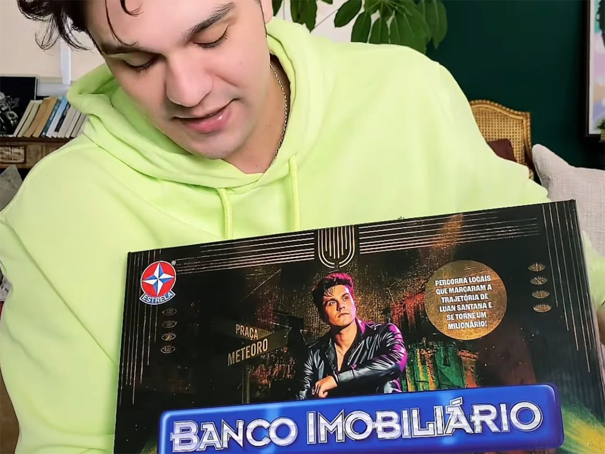 Luan Santana ganha versão exclusiva do jogo Banco Imobiliário 