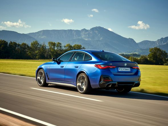A versão M50 do i4 tem dois motores que entregam 544 cv de potência