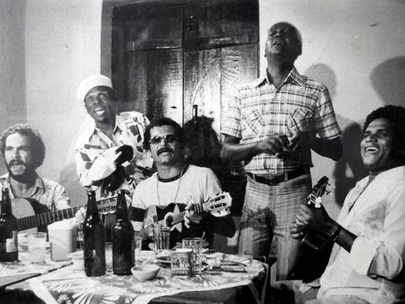Edil Pacheco, Riachão, Walmir Lima, Batatinha e Ederaldo Gentil: dream team do samba da Bahia por Acervo Walmir Lima