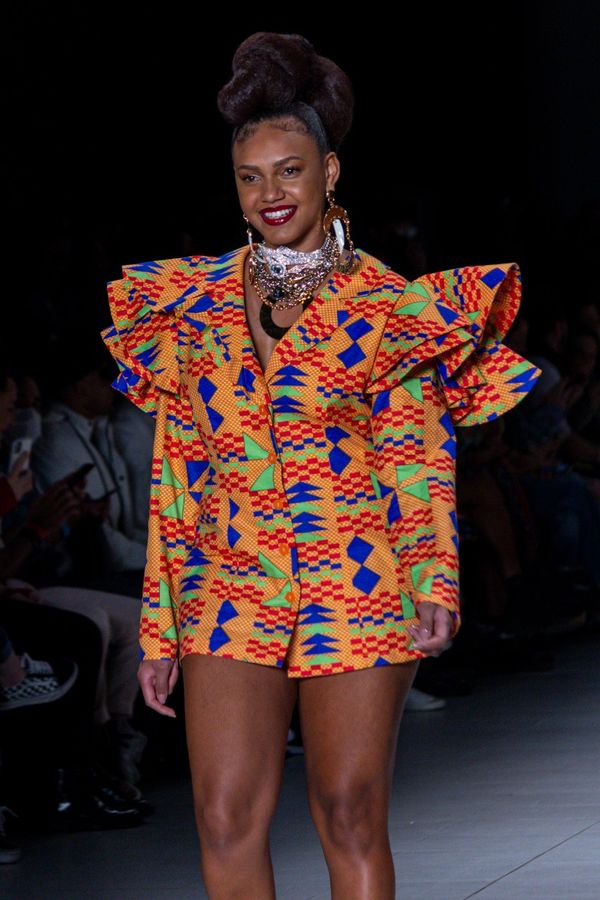 Jessi Alves estreou nas passarelas com a Meninos Rei por Foto: Victor Alquezar/Senac