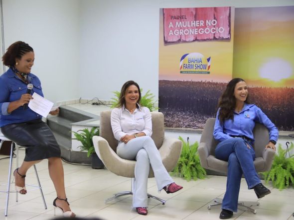 Participação de mulheres no agronegócio esteve em discussão durante a feira por Divulgação