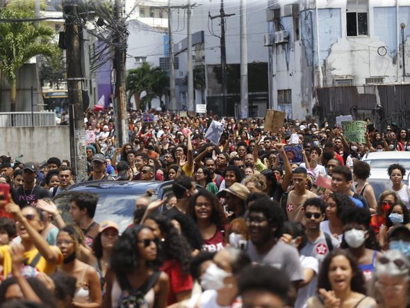 Passeata percorreu ruas do Centro por Fotos: Marina Silva/ CORREIO