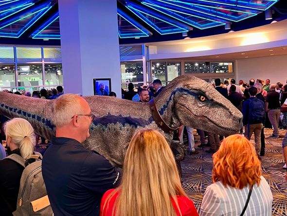 Uma ação do filme Jurrasic Parck acontece em Detroit