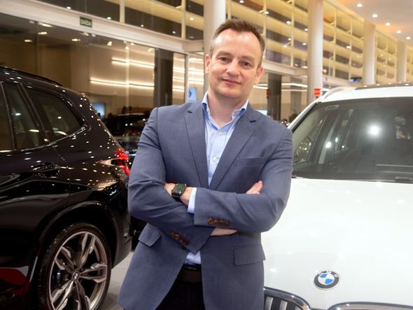 Aksel Krieger, CEO do BMW Group Brasil, visitou a concessionária Haus