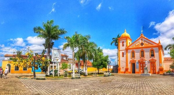 Catedral de Santo Antonio, no centro histórico de Caravelas