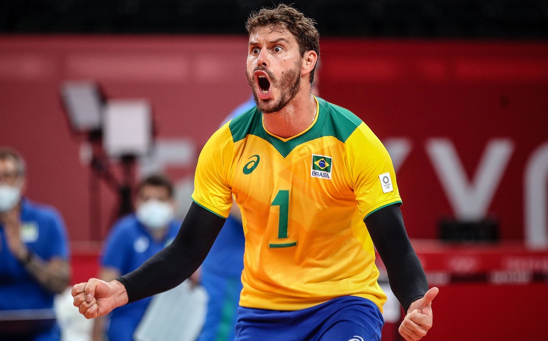 Para Bruninho, Leal é o melhor jogador do mundo no vôlei atual