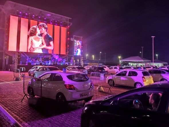 Inauguração do Drive-in em Salvador (Julho/2020). por Marina Silva/CORREIO