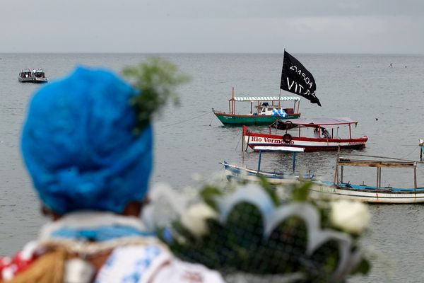 Festa de Iemanjá em 2021 por Arisson Marinho/CORREIO