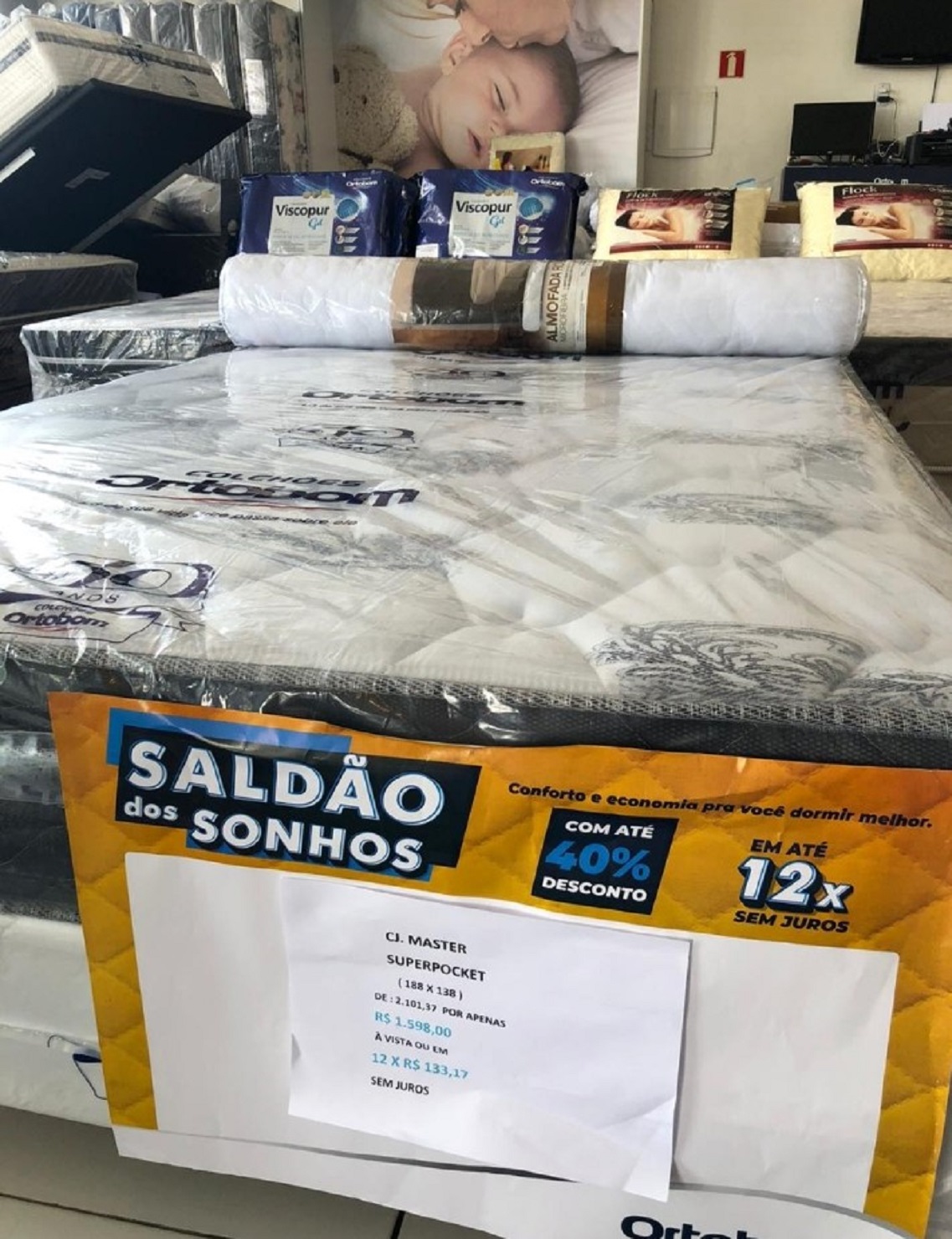 Loja Ortobom   por Reprodução