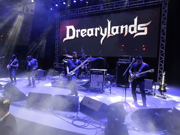 A banda Drearylands abriu o primeiro dia de Rock Concha por Foto: Arisson Marinho/ CORREIO