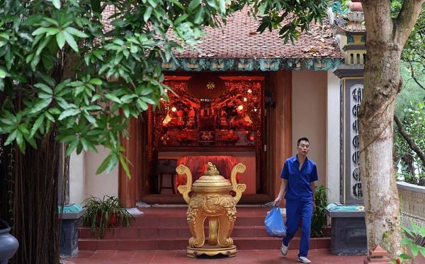 Centro de reabilitação no norte da cidade de Hai Phong, no Vietnam.  por HOANG DINH NAM / AFP
