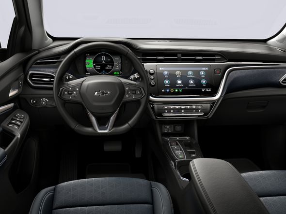 O interior é similar ao do Bolt EV