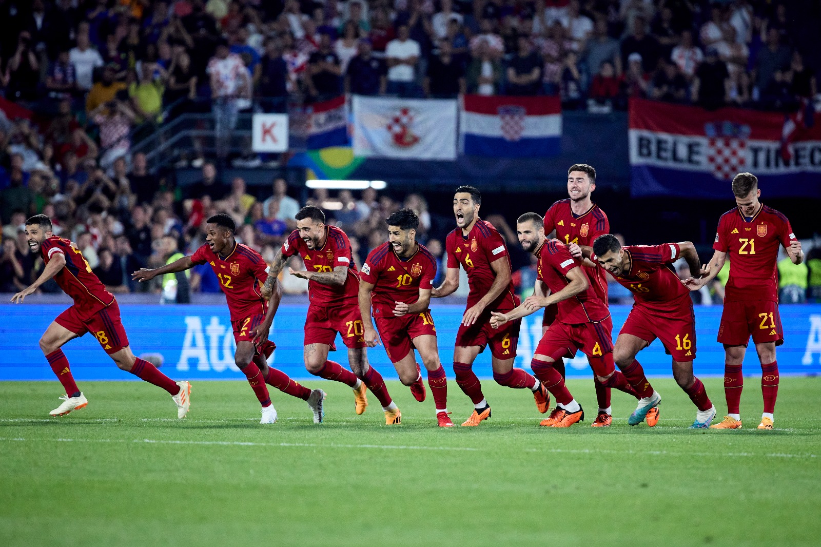 Espanha vence a Croácia nos pênaltis e é campeã da Liga das Nações