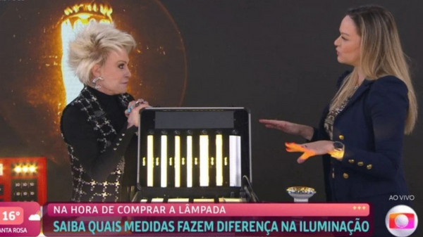 Ana Maria Braga se estressa com especialista