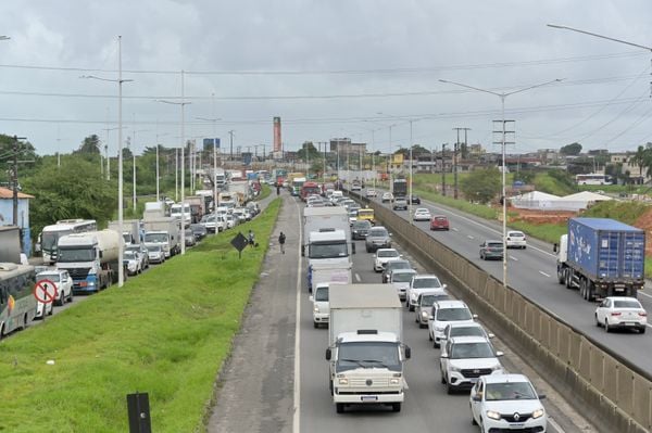 BR-324 na manhã desta quarta-feira (21)