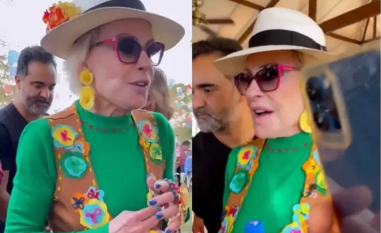 Jornal Correio Apaixonada! Ana Maria Braga surge com namorado em arraiá