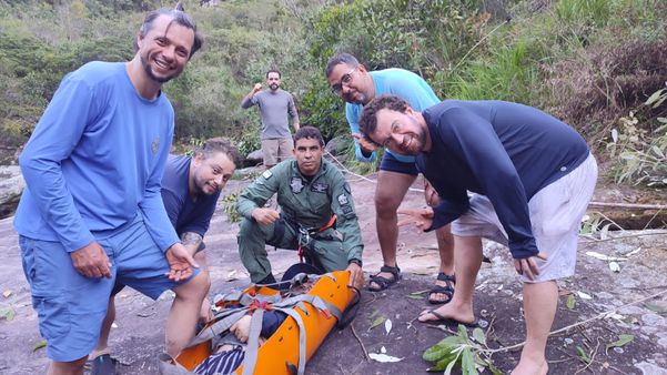 Turista de 40 anos foi resgatado e levado a Seabra