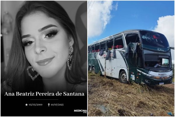Ana Beatriz Pereira de Santana estava em ônibus