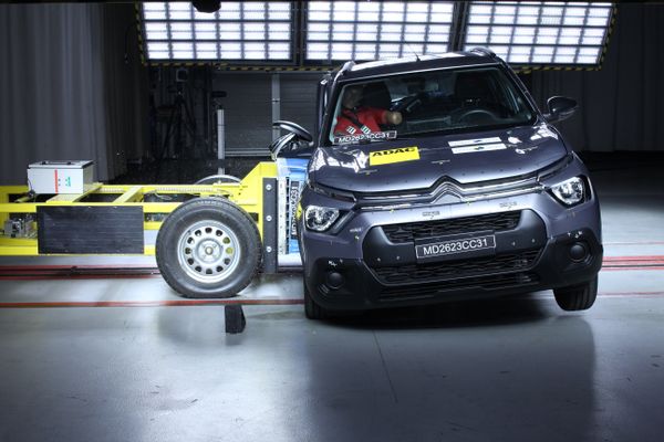 Citroën C3 teste de segurança