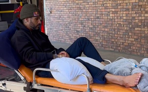 Italo deu entrada em hospital após sofrer lesão