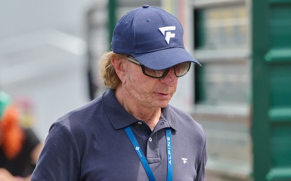 Emerson Fittipaldi no paddock do GP da Espanha da Fórmula 1