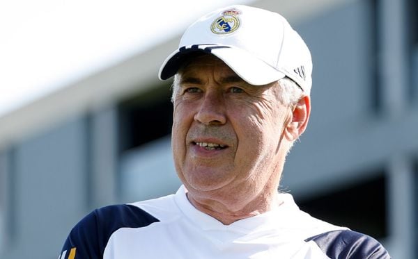 Ancelotti tem contrato com o Real Madrid até o ano que vem