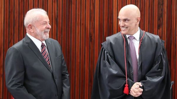 Lula e Alexandre de Moraes