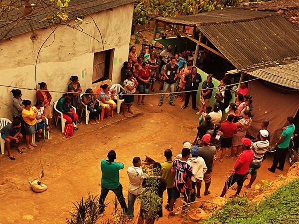 Comunidade quilombola na Bahia