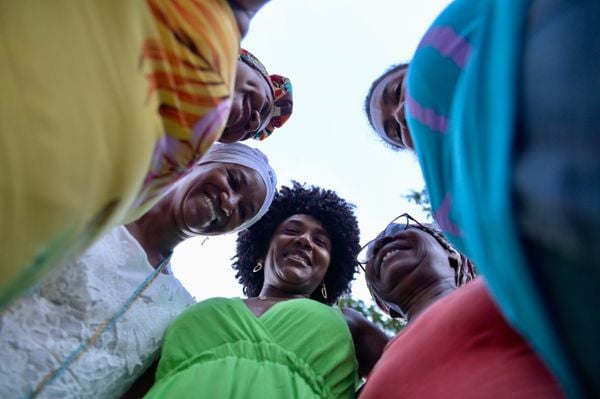 Mulheres do Quilombo Quingoma, em Lauro de Freitas 