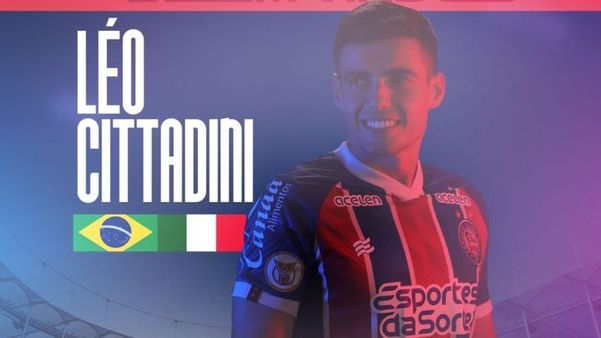 Léo Cittadini foi oficialmente anunciado como reforço do Bahia