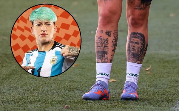 Yamila Rodriguez tem tatuagem de Cristiano Ronaldo