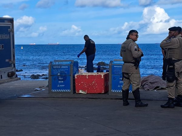 Corpo encontrado no Porto da Barra