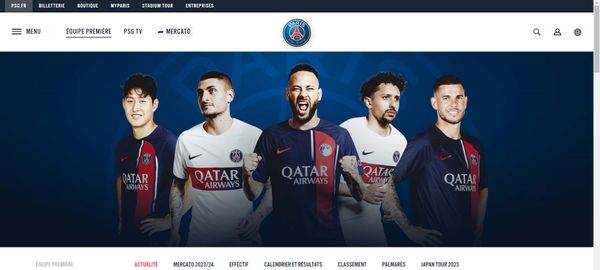 Mbappé não aparece mais no destaque do site do PSG