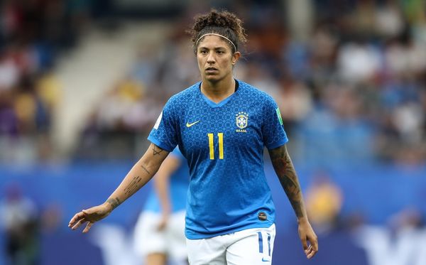 Cristiane durante jogo da Copa do Mundo Feminina de 2019