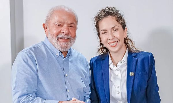 Lula e María Alexandra Moreira López