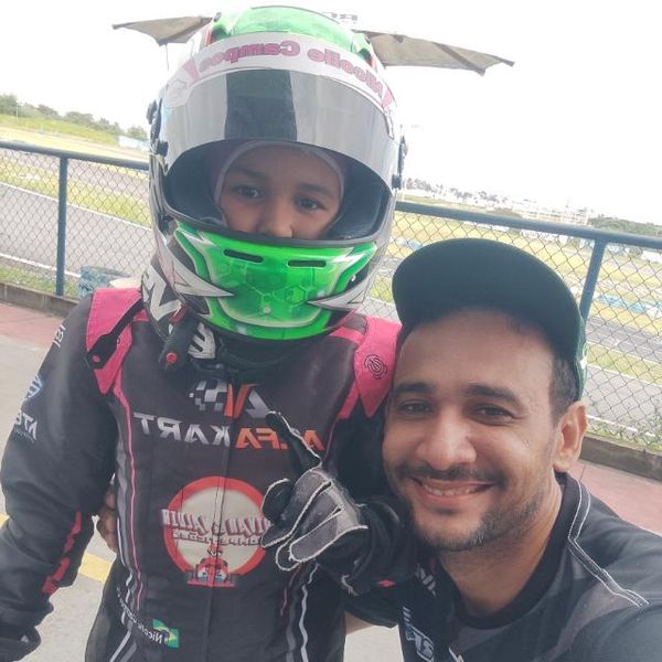 Nicole e seu pai, Felipe