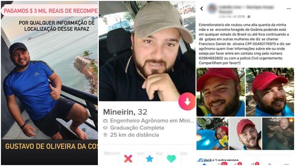 Estelionatário usava vários nomes em aplicativos