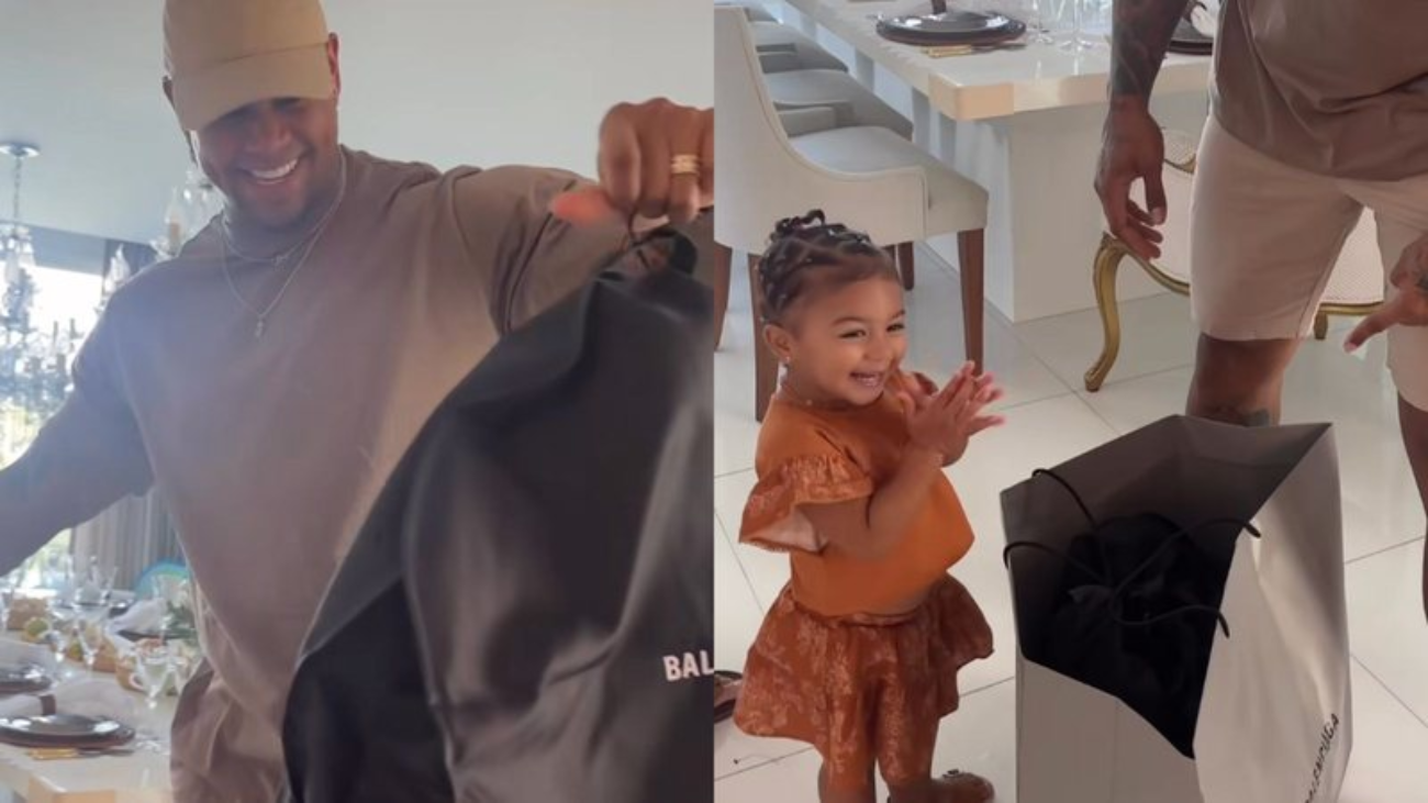 Leo Santana recebe presente de Liz por Redes sociais