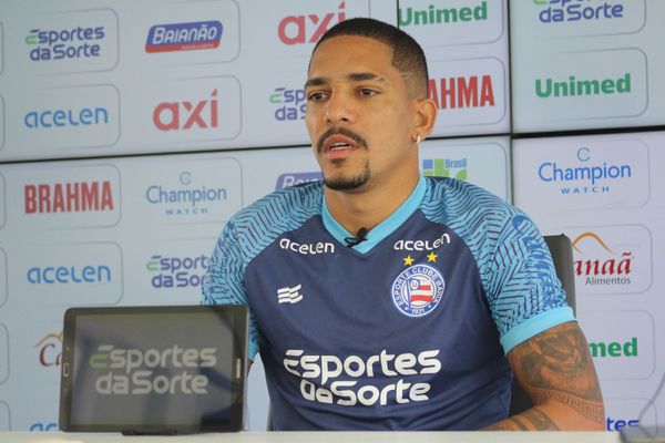 Gilberto vê pressão no Bahia como natural: 'Jogar em time grande é