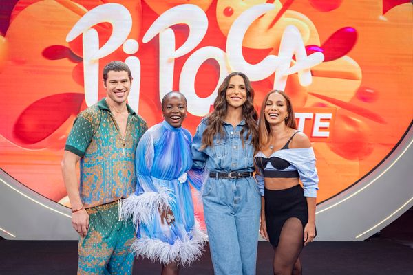 GravaÃ§Ã£o da segunda temporada do programa Pipoca da Ivete, com a participaÃ§Ã£o de JosÃ© Loreto (Ator), Clara Moneke (Atriz), Ivete Sangalo (Cantora) e Anitta (Cantora)