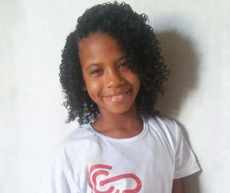 Geovanna Nogueira da Paixão, morta aos 11 anos por policiais militares por Reprodução