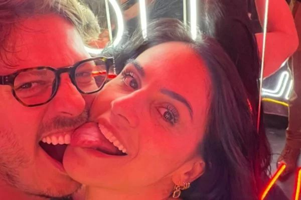 Fábio Porchat e a namorada Priscila Castello Branco