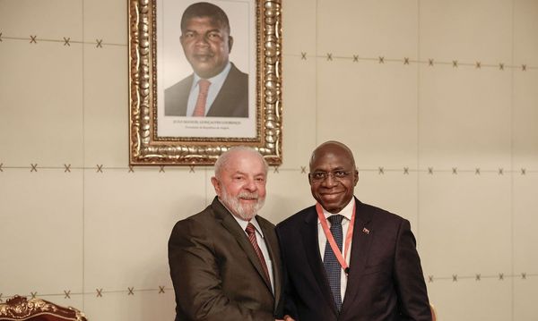 Lula e o presidente de Angola, João Manuel Lourenço