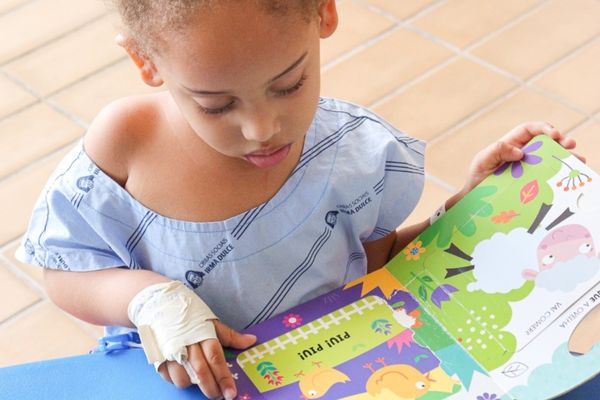 Projeto leva leitura para hospital